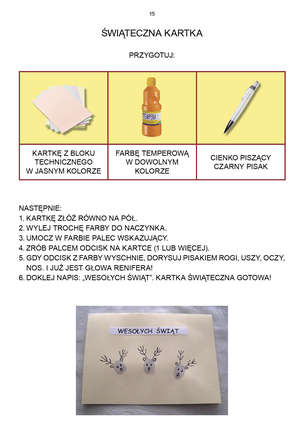 Boże Narodzenie. Karty pracy dla uczniów ze specjalnymi potrzebami edukacyjnymi