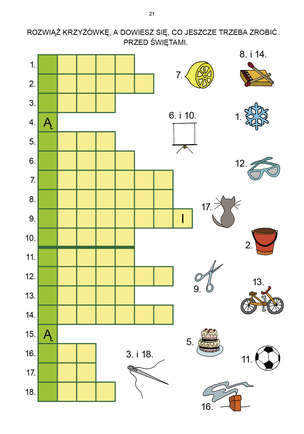 Boże Narodzenie. Karty pracy dla uczniów ze specjalnymi potrzebami edukacyjnymi