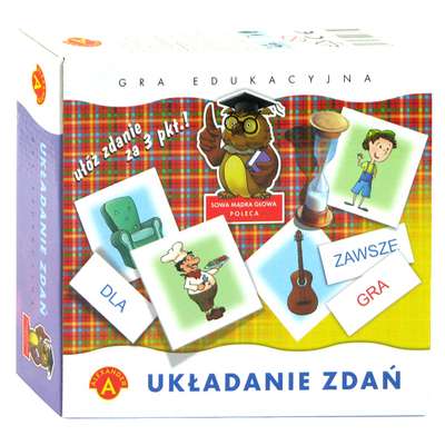 Układanie zdań - gra edukacyjna