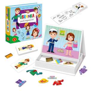 Puzzle magnetyczne - Ubranka