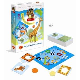 Wzory, kształty, kolory - układanka edukacyjna