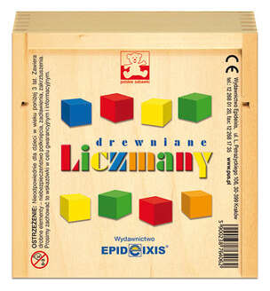 Liczmany drewniane. Klocki edukacyjne