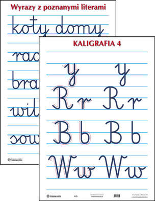 KALIGRAFIA 4 - plansza edukacyjna