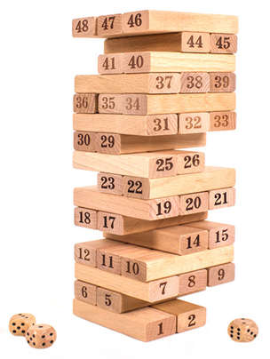Jenga numeryczna (wieża numeryczna)