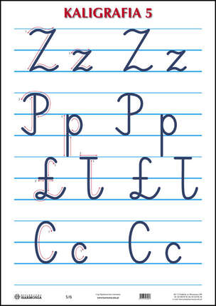 KALIGRAFIA 5 - plansza edukacyjna