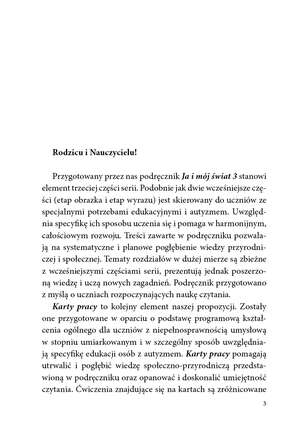 Ja i mój świat 3. Lekcje dla uczniów z autyzmem i specjalnymi potrzebami edukacyjnymi. Etap zdania KARTY PRACY