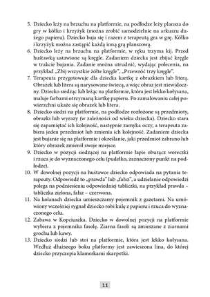 Kręć się, biegaj, baw się z nami - Zestaw kart do terapii integracji sensorycznej