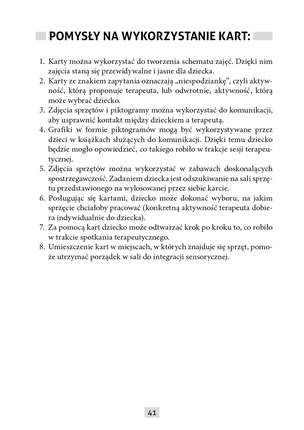 Kręć się, biegaj, baw się z nami - Zestaw kart do terapii integracji sensorycznej