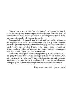 Połączenia literowe - kaligrafia