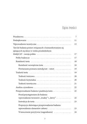 Kiddy CAT - Test do badania postaw związanych z komunikowaniem się jąkających się dzieci w wieku przedszkolnym