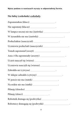 Ćwiczenia dla osób z afazją. Formy gramatyczne. Zeszyt 1 i 2