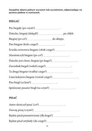 Ćwiczenia dla osób z afazją. Formy gramatyczne. Zeszyt 1 i 2