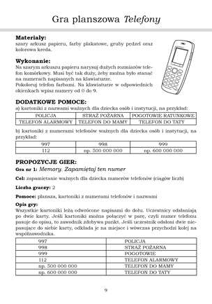 Kartka z kalendarza. Zestaw tematycznych kart pracy