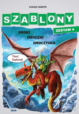 Szablony - zestaw 4 - Smoki, smoczki, smoczyska