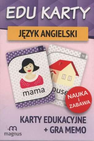 Edu karty. Język angielski + gra memo