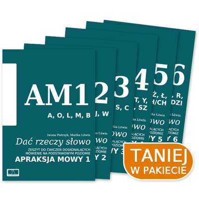 Dać rzeczy słowo - Apraksja mowy (komplet 6 zeszytów)