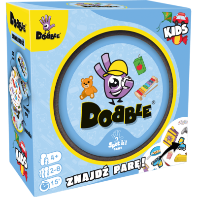 Dobble KIDS. Gra, która rozkręci każdą imprezę! (wydanie polskie) - Dobble w wersji dla najmłodszych!