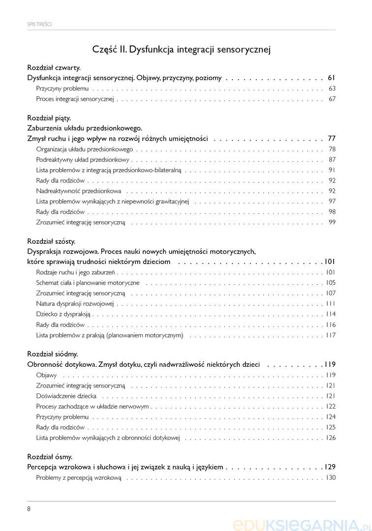 Dziecko a integracja sensoryczna - Eduksiegarnia.pl