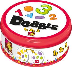Dobble 1, 2, 3. Gra, która rozkręci każdą imprezę! (wydanie polskie) - Dobble w wersji dla najmłodszych!