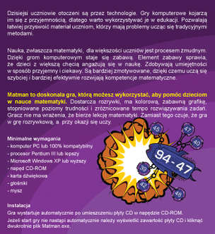 MatMan - edukacyjna gra matematyczna (program komputerowy)