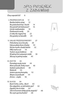 Sensorycznie wszystko gra! Piosenki z zabawami rozwijającymi integrację sensoryczną (z 2 płytami CD)