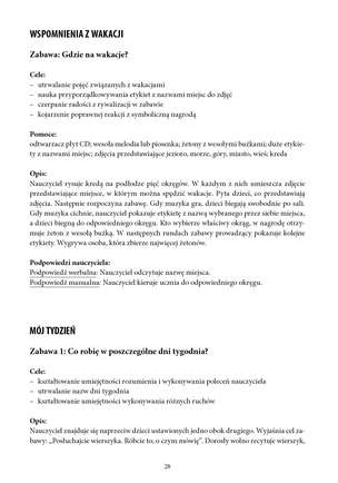 Ja i mój świat 3. Lekcje dla uczniów z autyzmem i specjalnymi potrzebami edukacyjnymi. Etap zdania PIOSENKI I ZABAWY (z płytą CD)