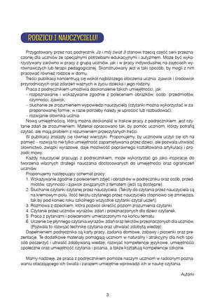 Ja i mój świat 3. Lekcje dla uczniów z autyzmem i specjalnymi potrzebami edukacyjnymi. Etap zdania PODRĘCZNIK - część 1