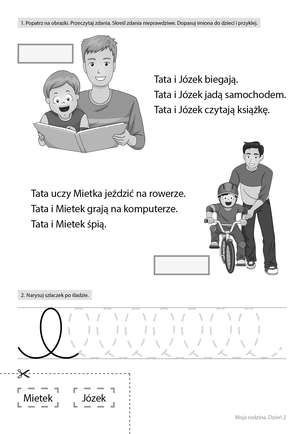 Ja i mój świat 3. Lekcje dla uczniów z autyzmem i specjalnymi potrzebami edukacyjnymi. Etap zdania ZADANIA DOMOWE