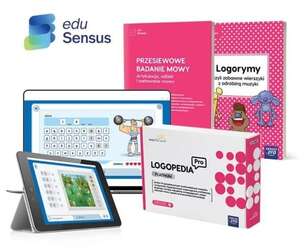 EduSensus Logopedia PRO. MULTIMEDIALNY GABINET - pakiet programów logopedycznych + komputer z ekranem dotykowym + mikrofon