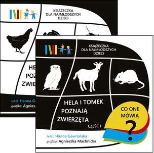 Hela i Tomek poznają zwierzęta. Zestaw 2 książeczek dla najmłodszych dzieci. Część 1 i 2