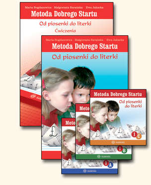 Metoda Dobrego Startu. Od piosenki do literki. Część 1 - komplet (podręcznik + ćwiczenia + 3 płyty CD)