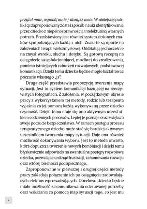 Ja i moje potrzeby. Program kinestetyczno-komunikacyjny dla dzieci ze znaczną lub głęboką niepełnosprawnością intelektualną