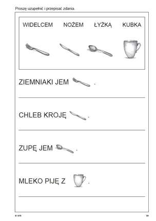 Terapia umysłowa osób dorosłych. Ćwiczenia do terapii afazji. Część 4