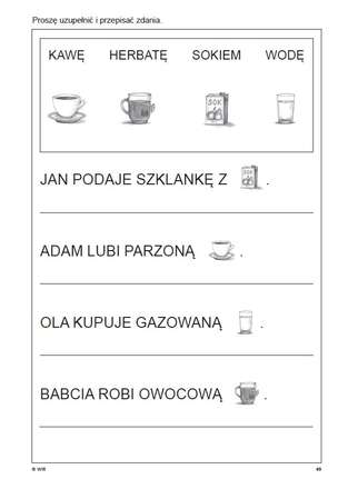 Terapia umysłowa osób dorosłych. Ćwiczenia do terapii afazji. Część 1