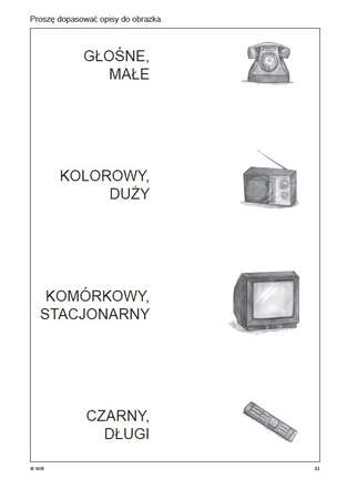 Terapia umysłowa osób dorosłych. Ćwiczenia do terapii afazji. Część 4