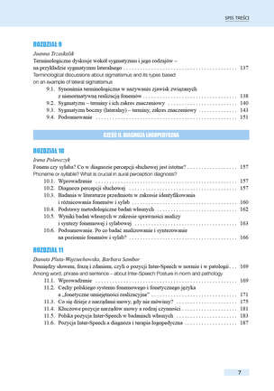 Współczesne tendencje w diagnozie i terapii logopedycznej