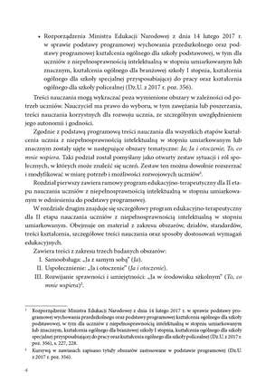 NOWE PROGRAMY EDUKACYJNO-TERAPEUTYCZNE dla II etapu nauczania uczniów z niepełnosprawnością w stopniu umiarkowanym