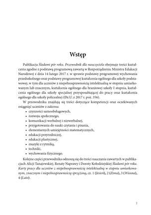 Śladami pór roku - Przewodnik dla nauczyciela