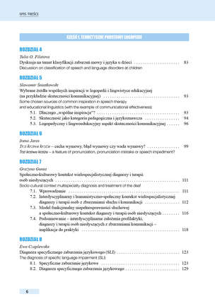 Współczesne tendencje w diagnozie i terapii logopedycznej