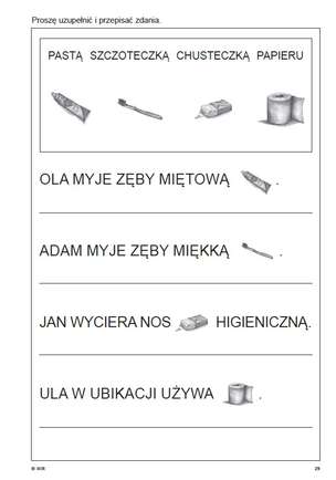 Terapia umysłowa osób dorosłych. Ćwiczenia do terapii afazji. Część 3