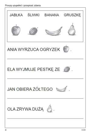 Terapia umysłowa osób dorosłych. Ćwiczenia do terapii afazji. Część 2