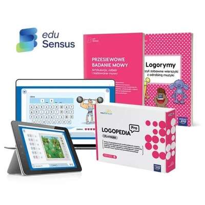 EduSensus Logopedia PRO. MULTIMEDIALNY GABINET - pakiet programów logopedycznych + komputer z ekranem dotykowym + mikrofon