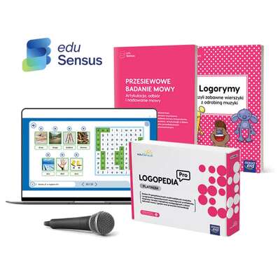 EduSensus Logopedia PRO. Pakiet PLATINUM + mikrofon