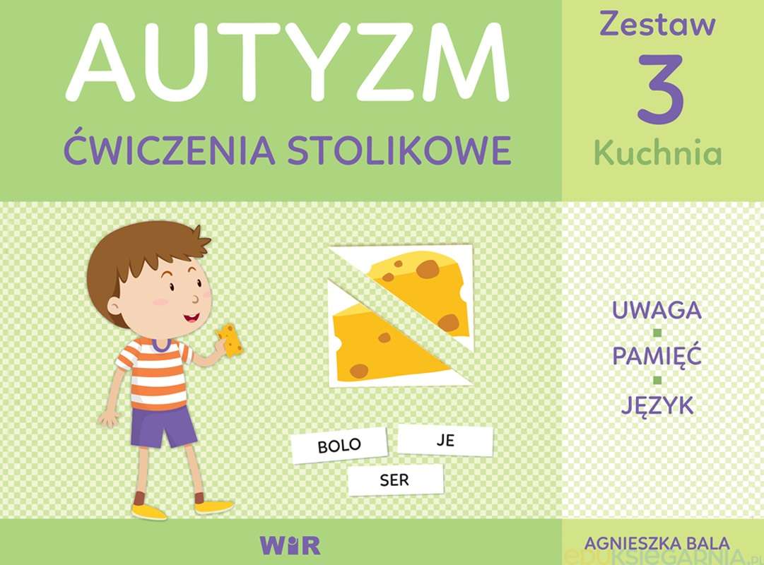 AUTYZM. Ćwiczenia stolikowe. Zestaw 3. Kuchnia WIR