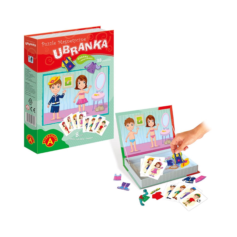 Puzzle magnetyczne Ubranka Alexander