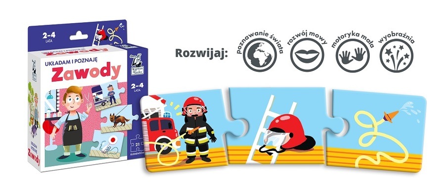 puzzle Kapitan Nauka Zawody. Układam i poznaję