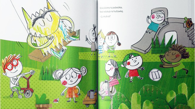 Kolorowy potwór idzie do przedszkola