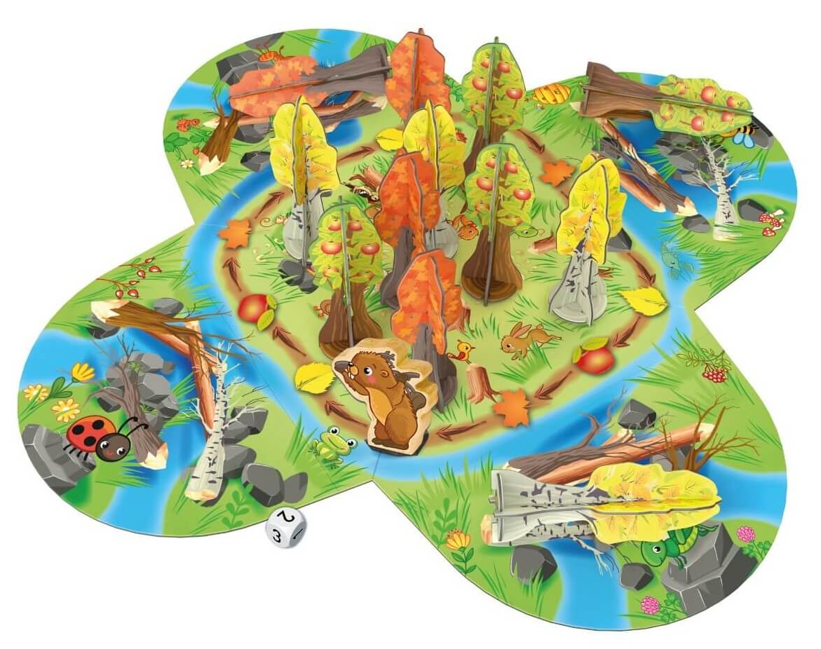 gra Sprytne bobry plansza